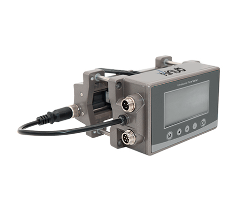 Medidor ultrasonico de flujo con abrazadera